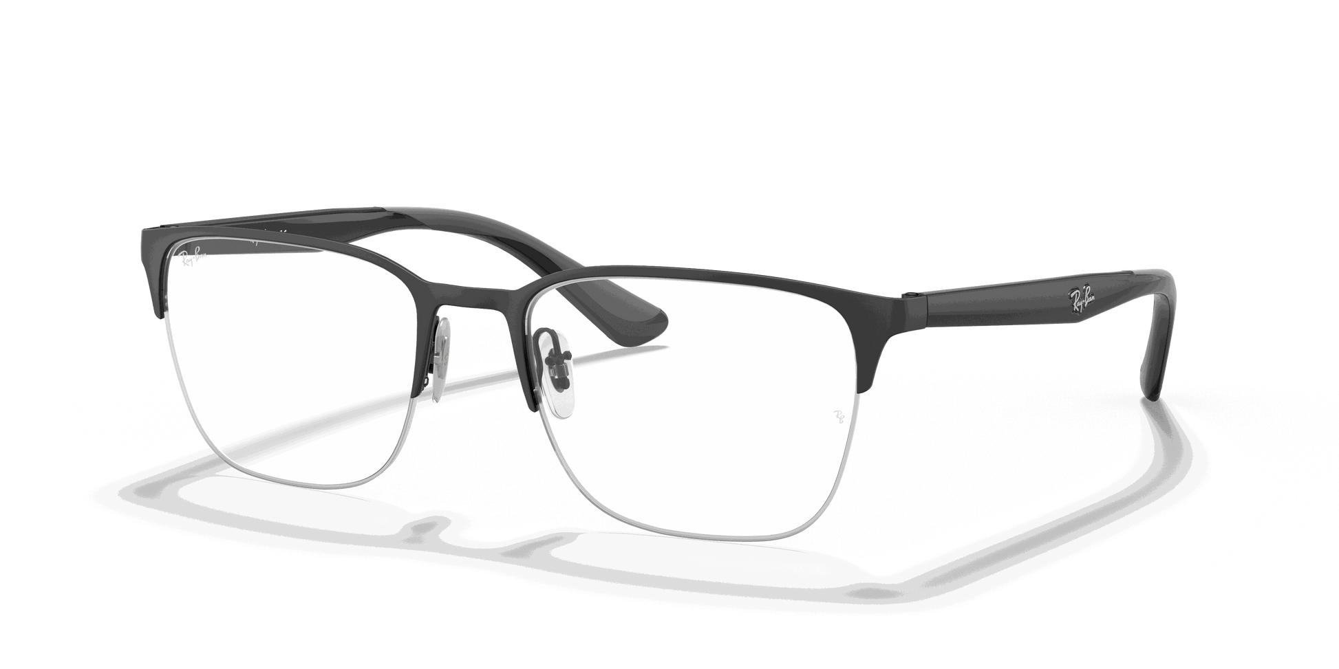 [Clear Lenses, Matte Black Frame]