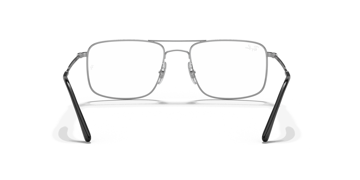 [Clear Lenses, Polished Silver Frame]