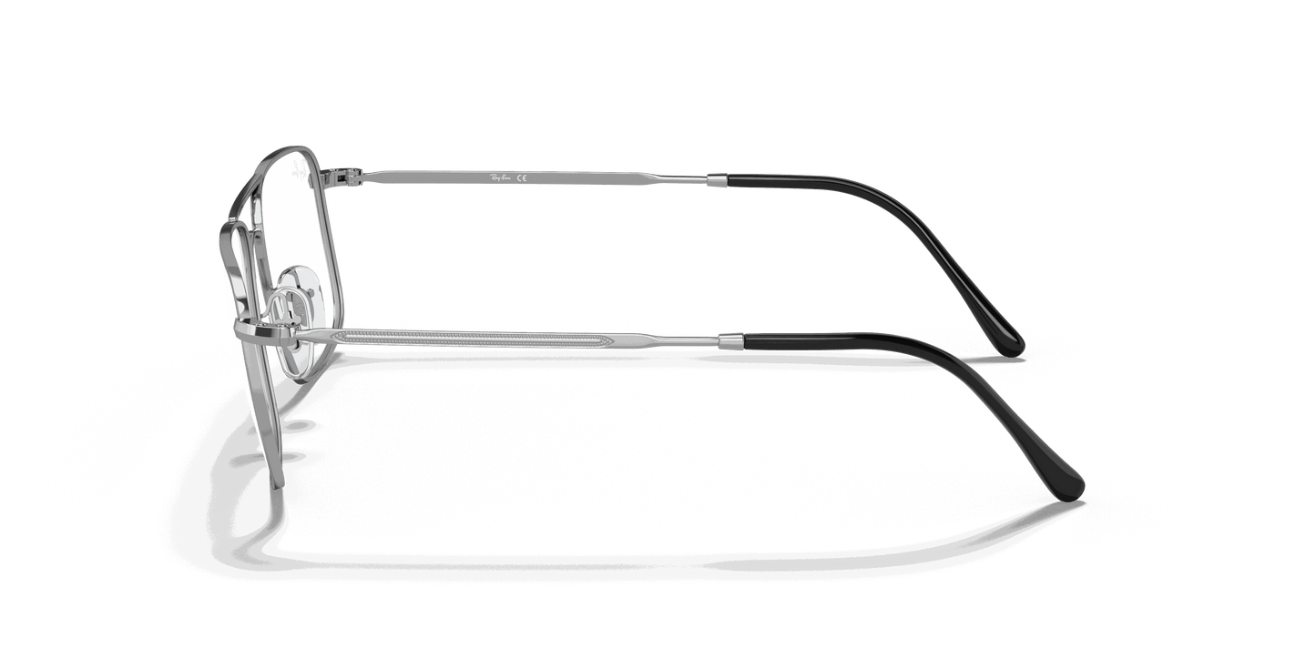 [Clear Lenses, Polished Silver Frame]