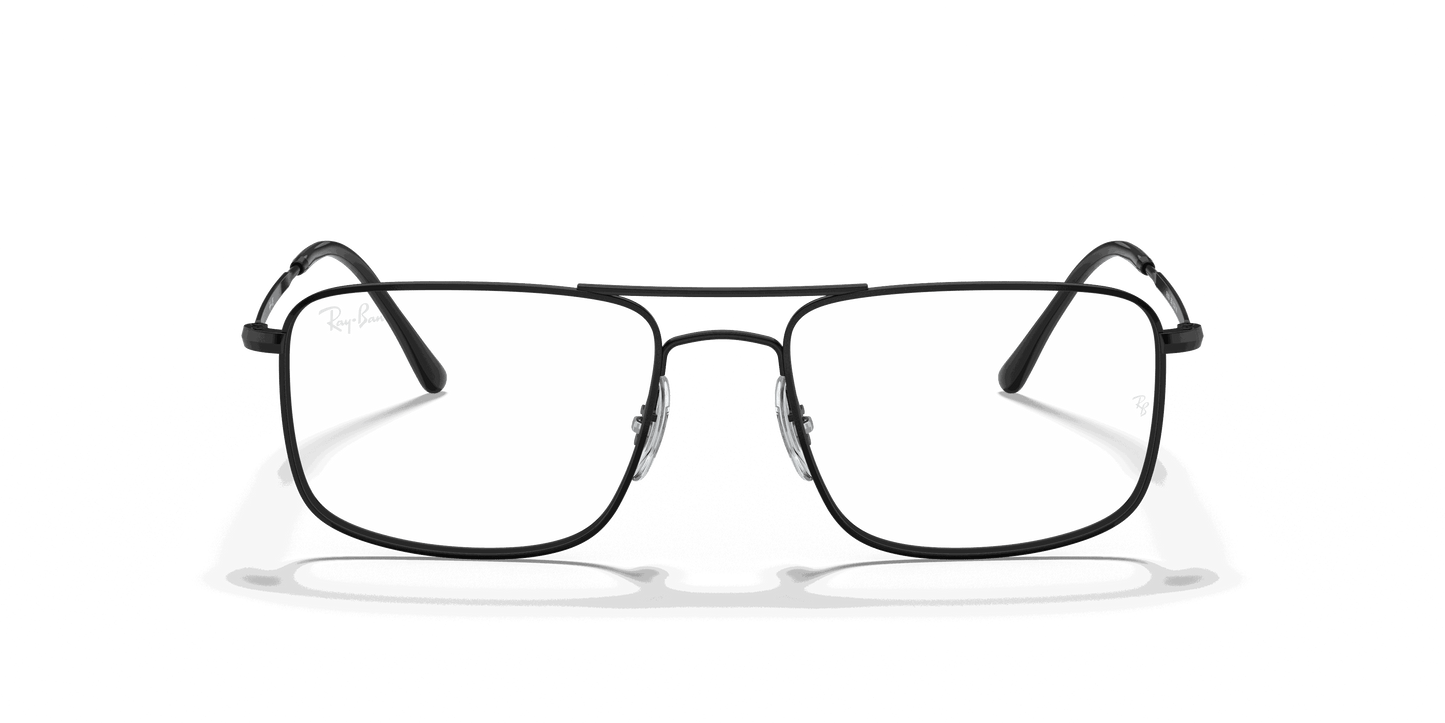 [Clear Lenses, Polished Black Frame]