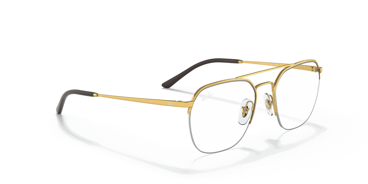 [Clear Lenses, Polished Arista Gold Frame]