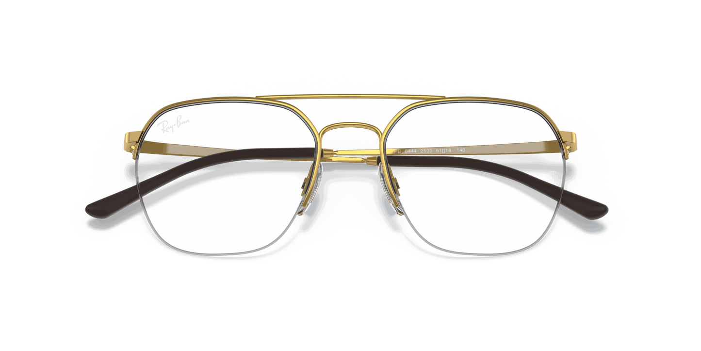[Clear Lenses, Polished Arista Gold Frame]