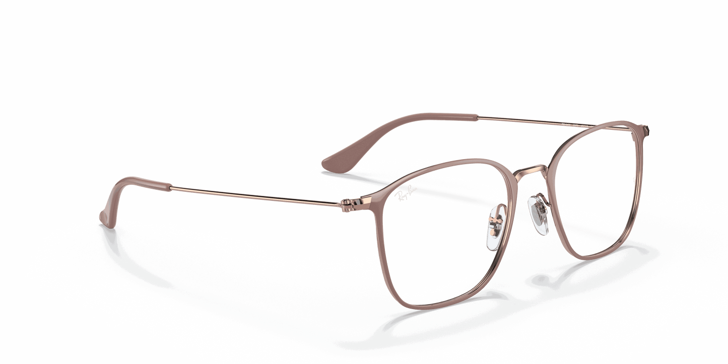 [Clear Lenses, Polished Beige On Copper Frame]