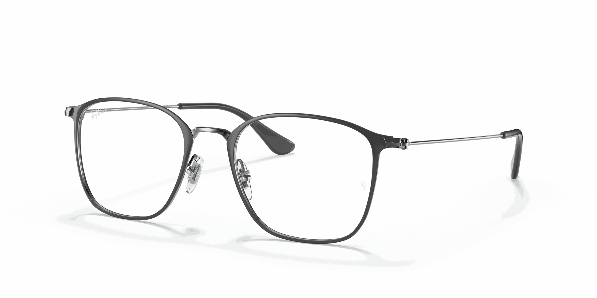 [Clear Lenses, Polished Grey On Gunmetal Frame]