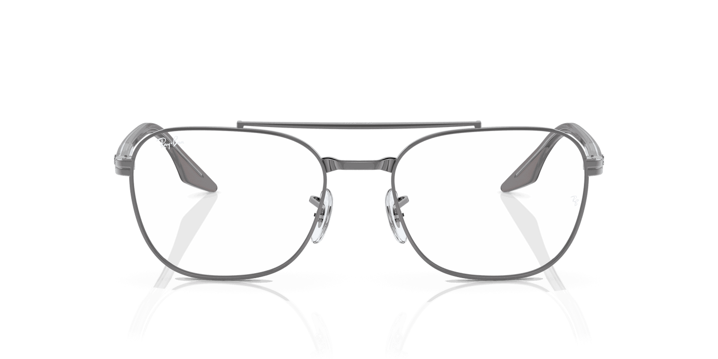 [Clear Lenses, Polished Gunmetal Frame]