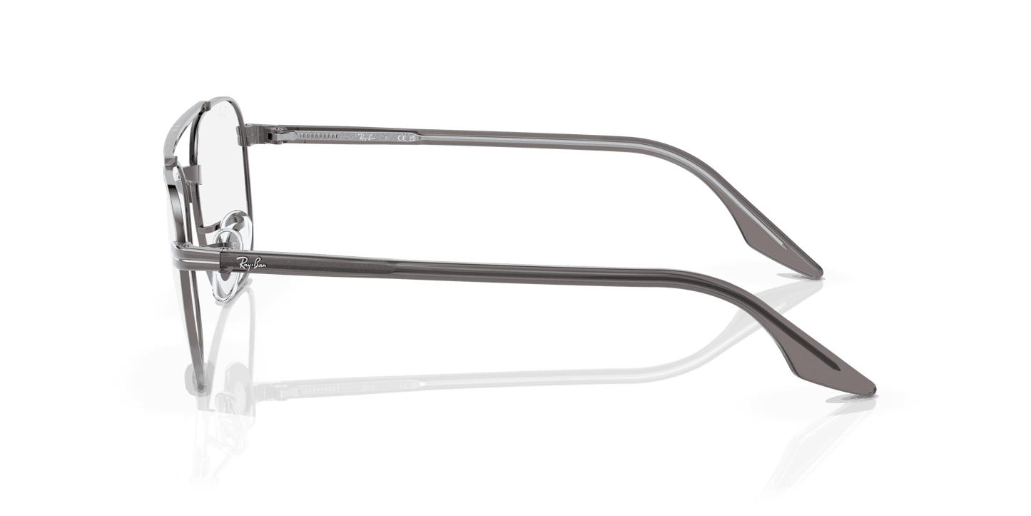 [Clear Lenses, Polished Gunmetal Frame]