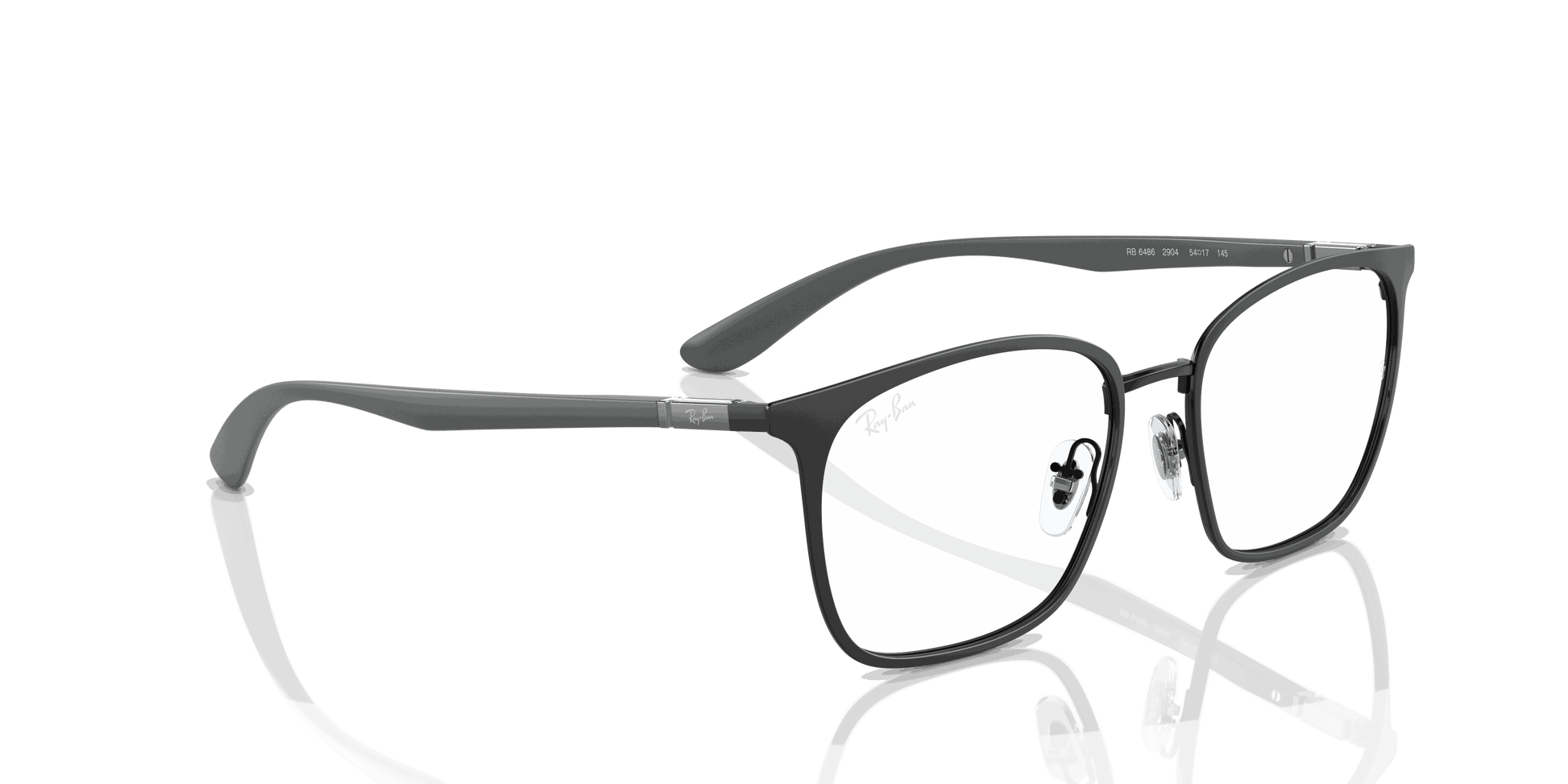 [Clear Lenses, Matte Black Frame]