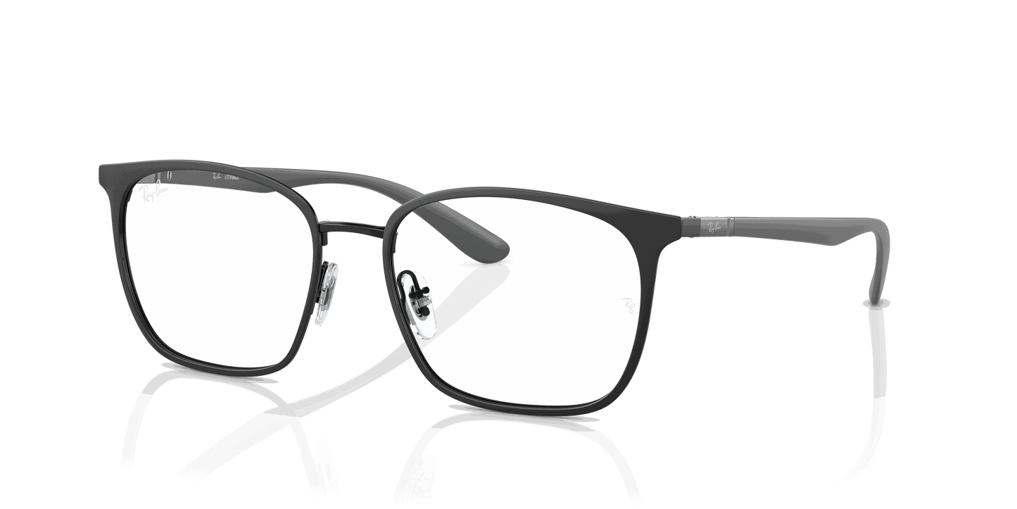 [Clear Lenses, Matte Black Frame]