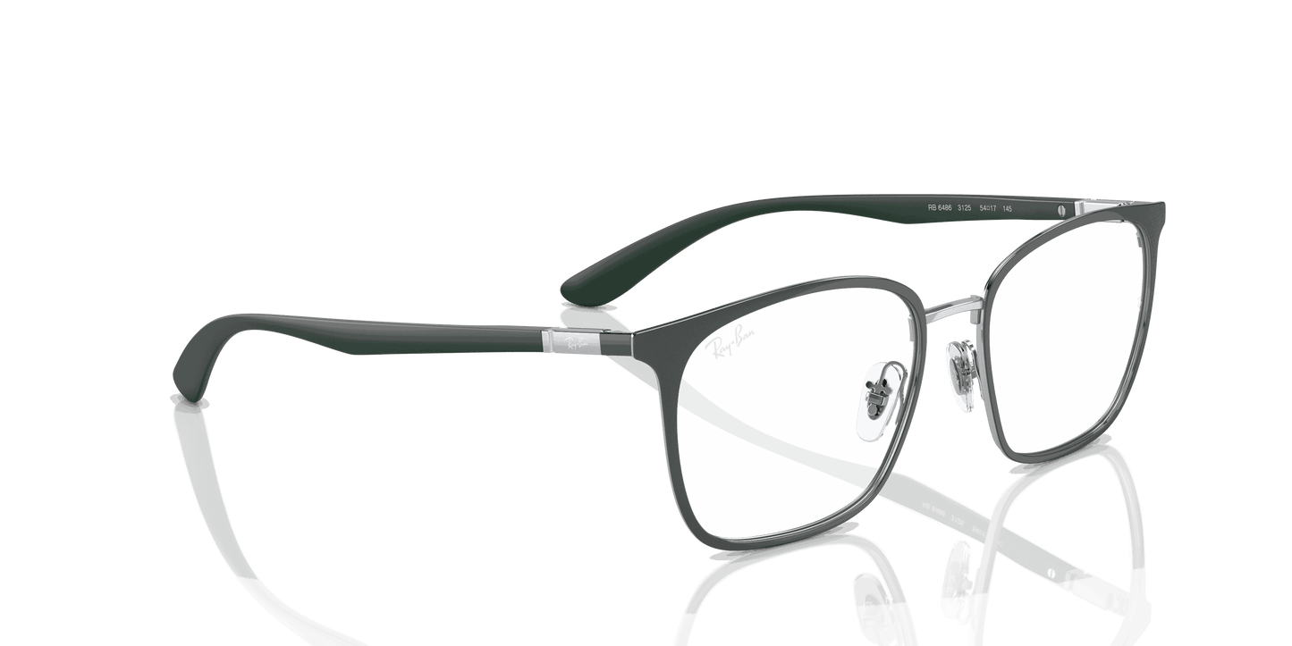 [Clear Lenses, Polished Grey On Silver Frame]