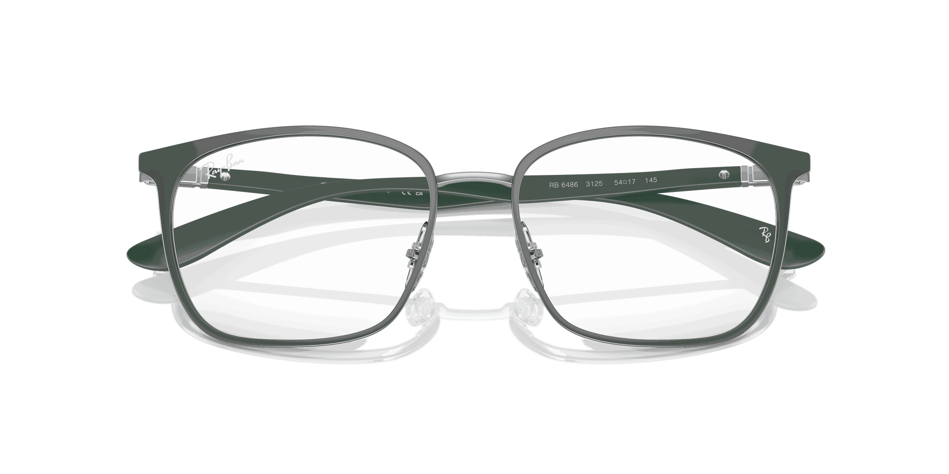 [Clear Lenses, Polished Grey On Silver Frame]