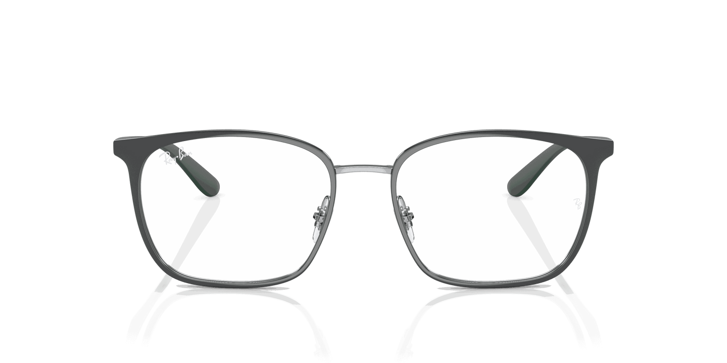 [Clear Lenses, Polished Grey On Silver Frame]