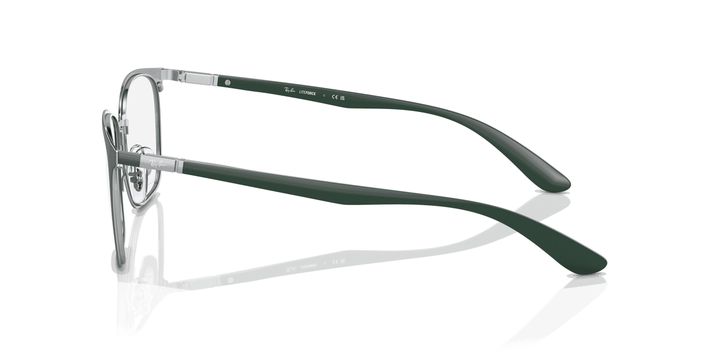 [Clear Lenses, Polished Grey On Silver Frame]
