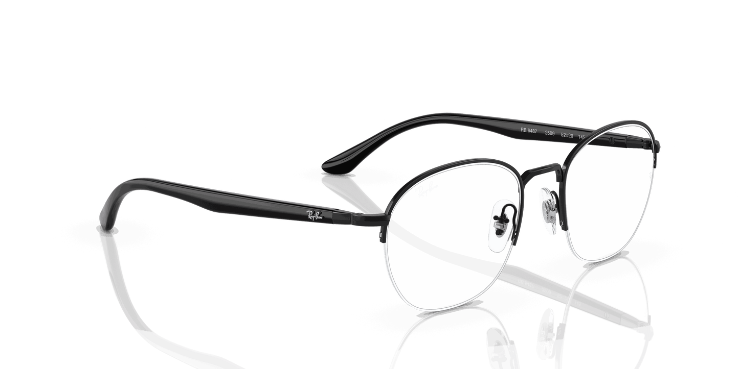 [Clear Lenses, Polished Black Frame]