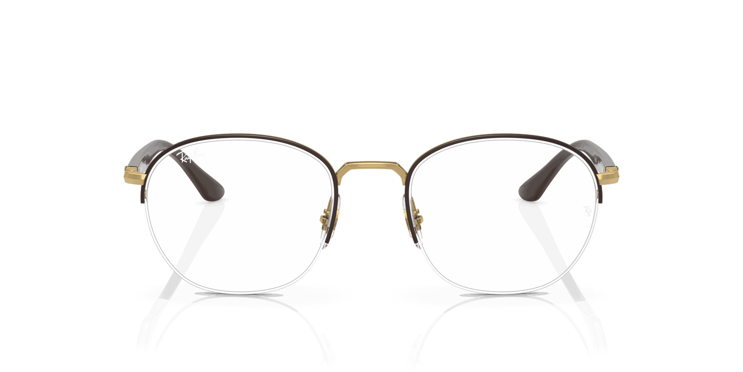 [Clear Lenses, Polished Brown Frame]
