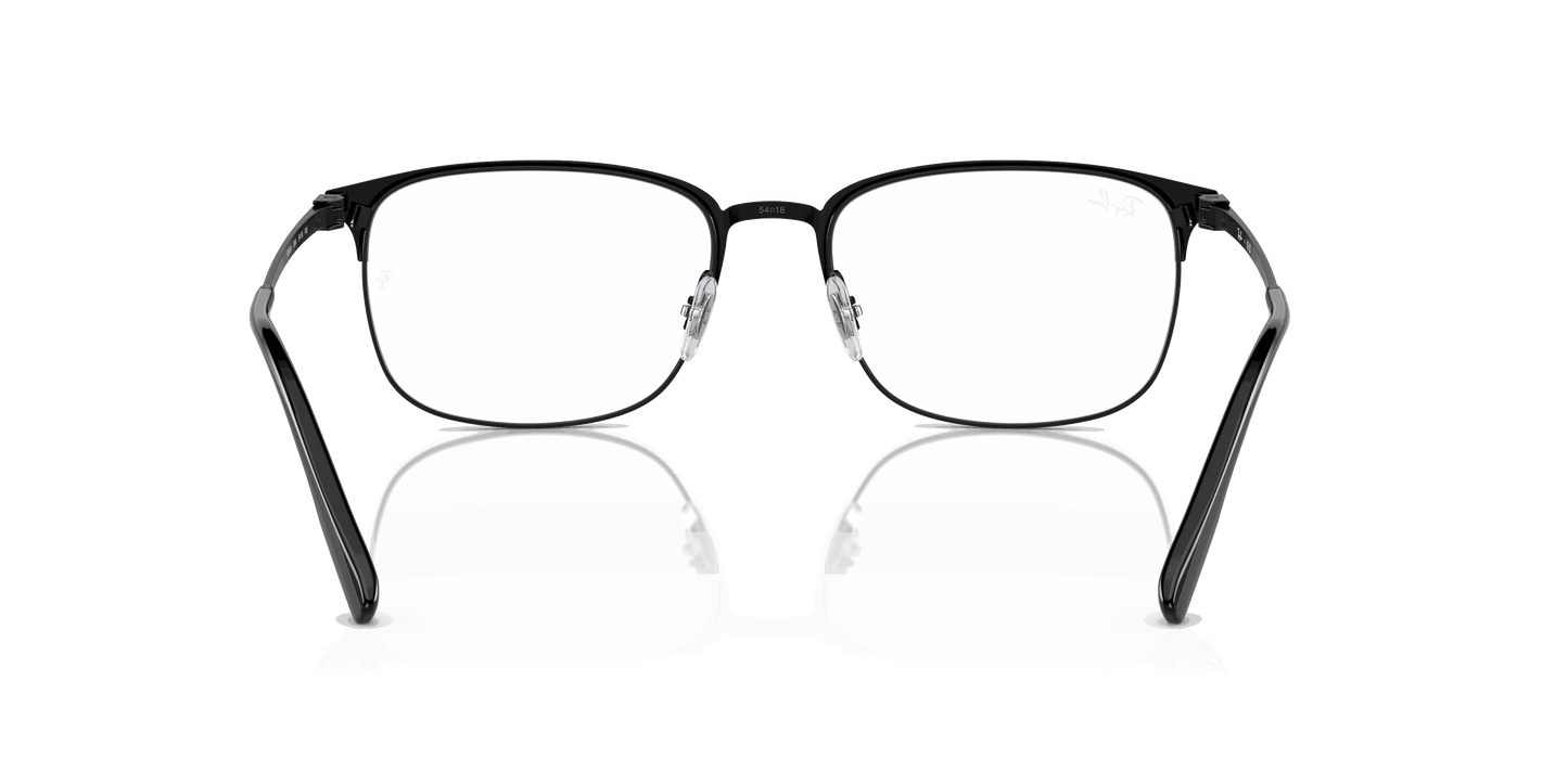 [Clear Lenses, Polished Black Frame]