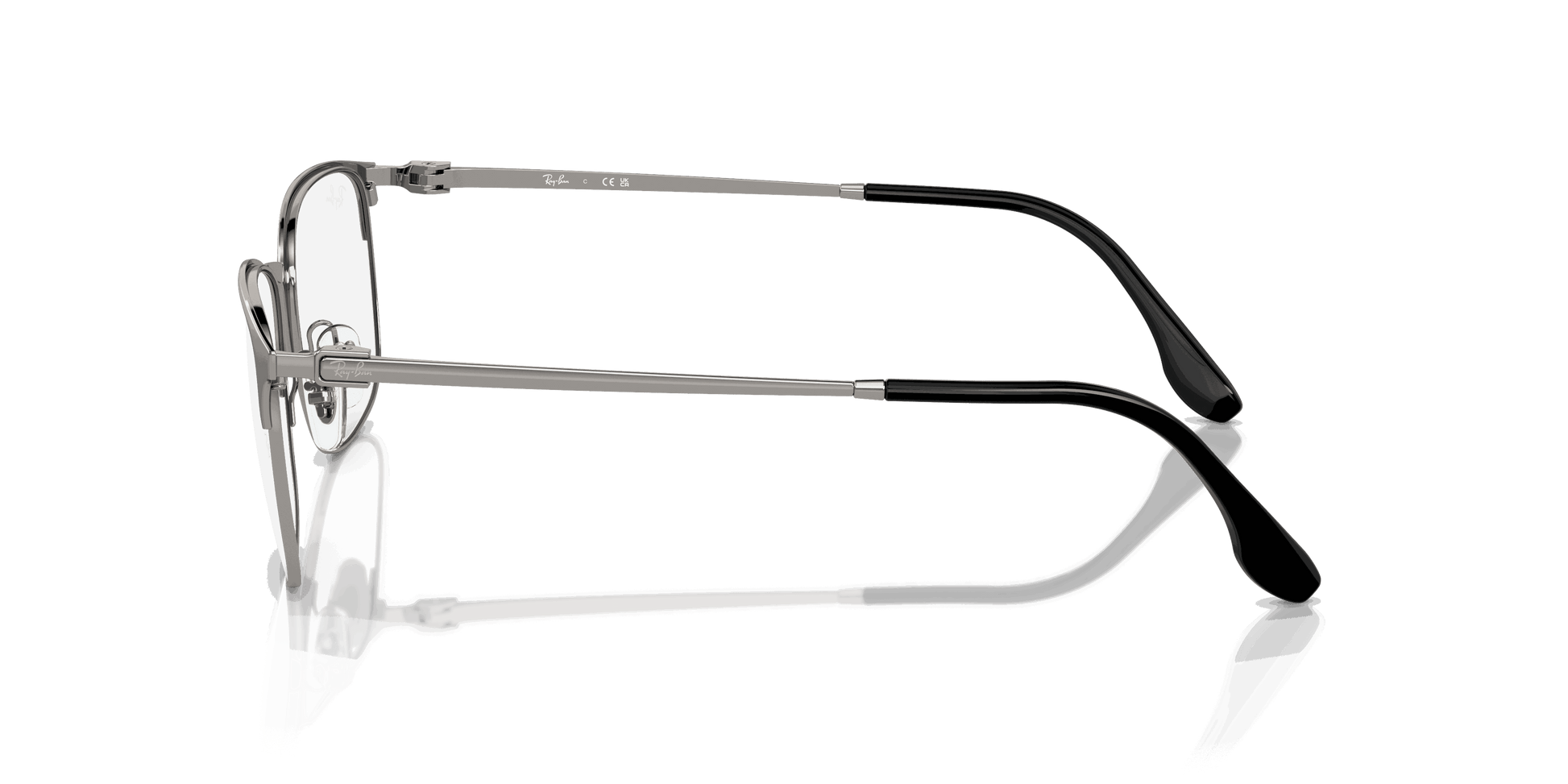 [Clear Lenses, Matte Gunmetal On Gunmetal Frame]