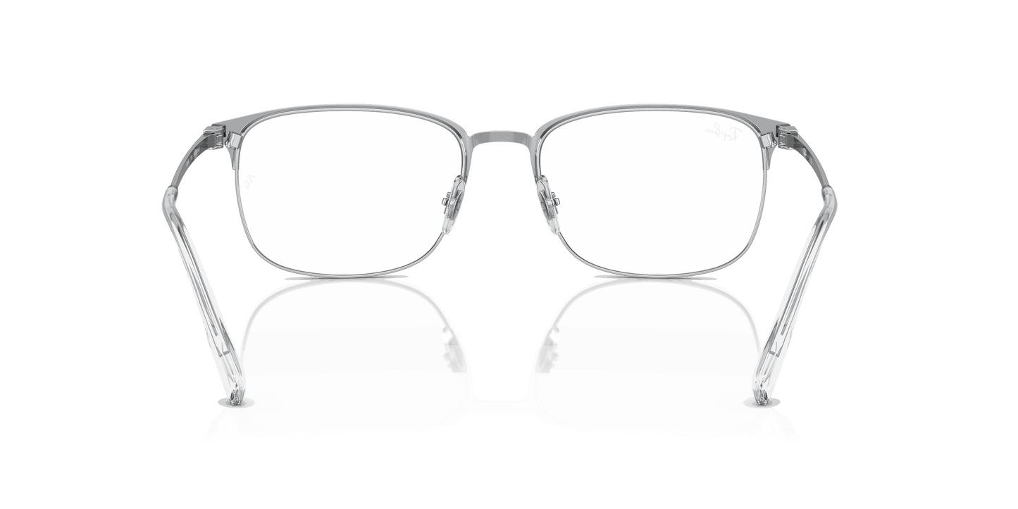 [Clear Lenses, Polished Blue On Silver Frame]