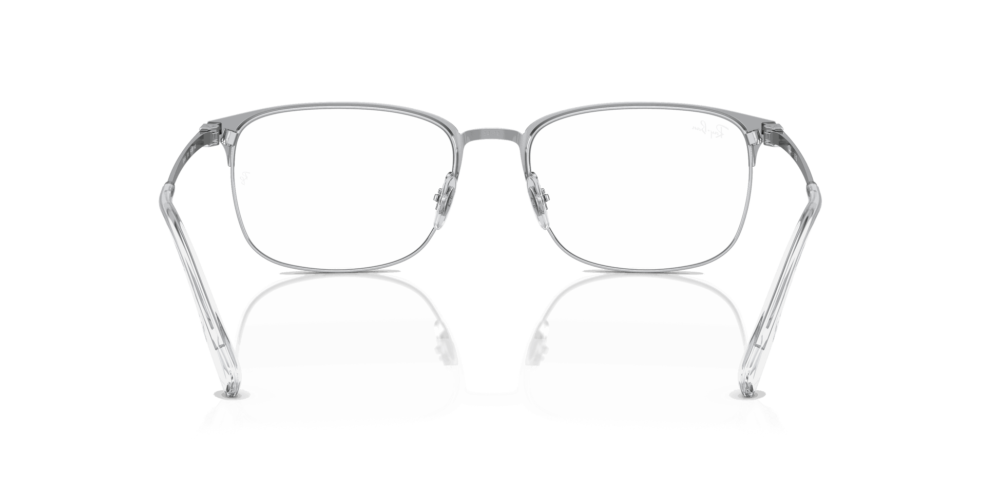 [Clear Lenses, Polished Blue On Silver Frame]