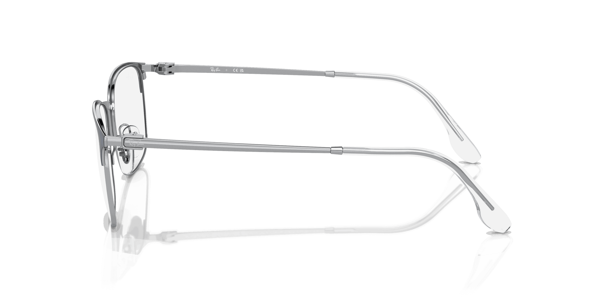 [Clear Lenses, Polished Blue On Silver Frame]