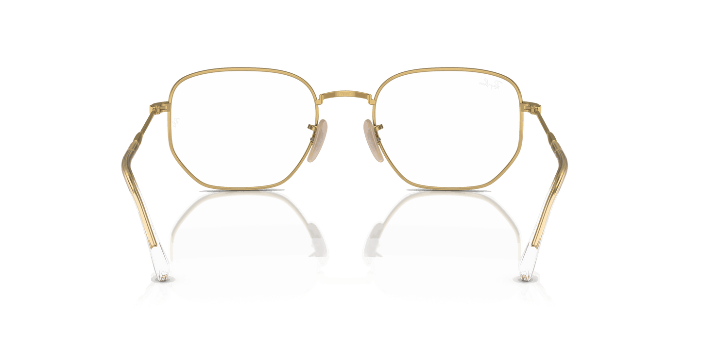 [Clear Lenses, Polished Arista Gold Frame]