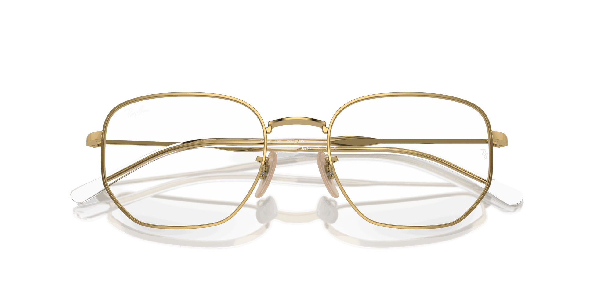 [Clear Lenses, Polished Arista Gold Frame]