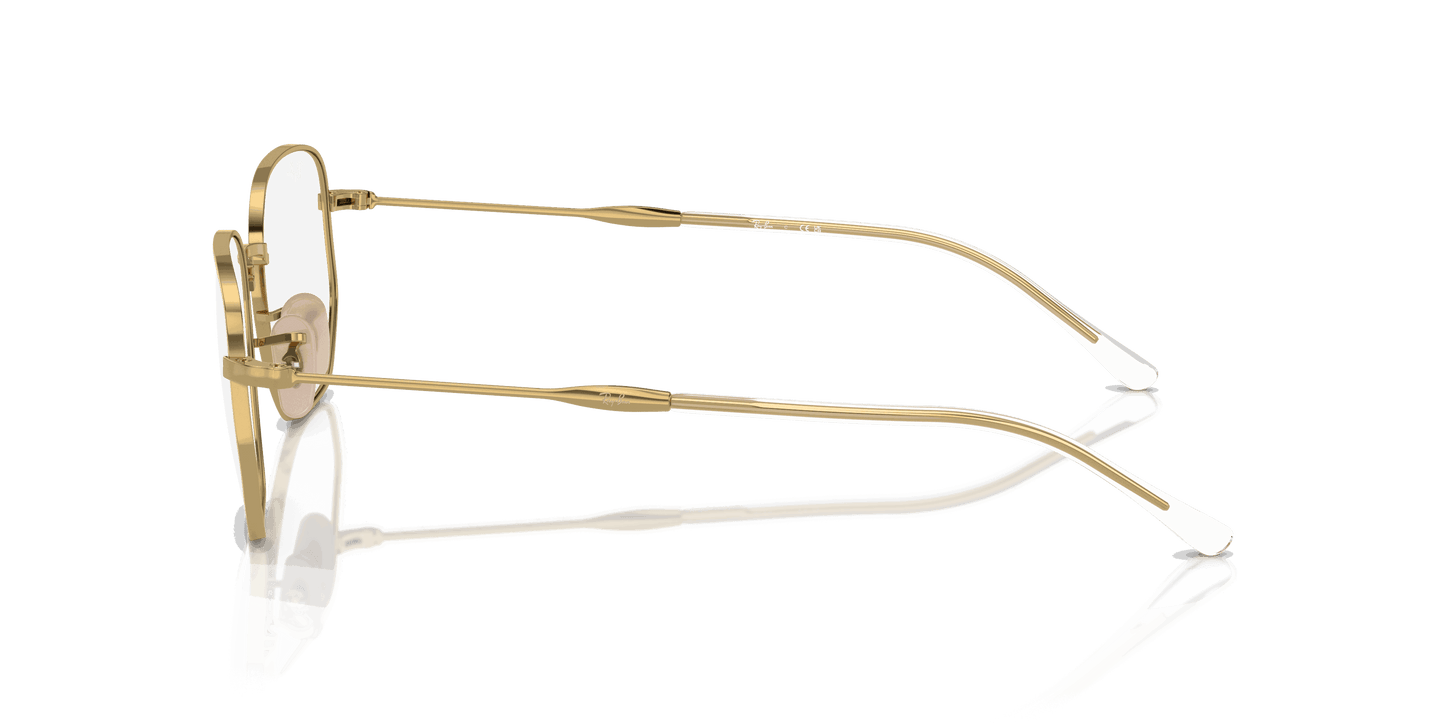 [Clear Lenses, Polished Arista Gold Frame]
