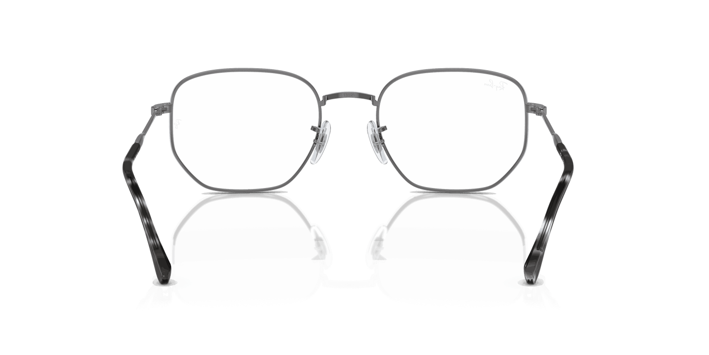 [Clear Lenses, Polished Gunmetal Frame]