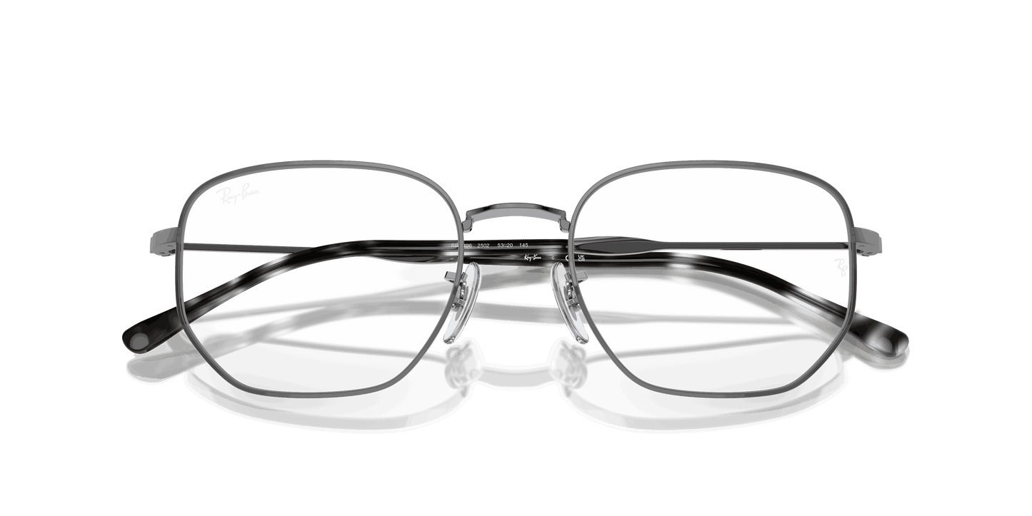 [Clear Lenses, Polished Gunmetal Frame]