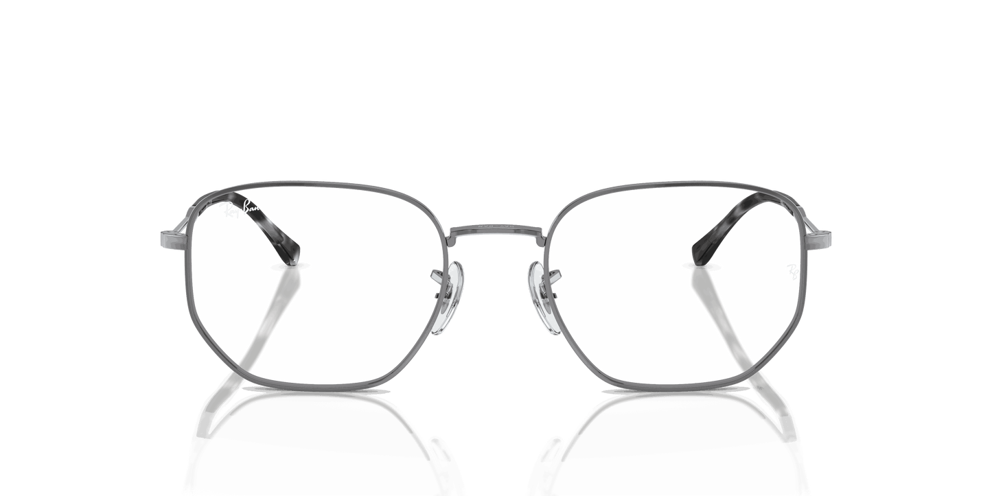[Clear Lenses, Polished Gunmetal Frame]