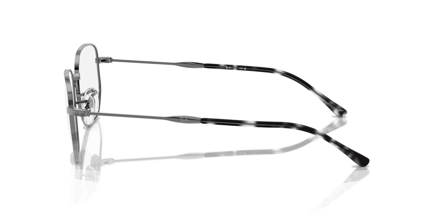 [Clear Lenses, Polished Gunmetal Frame]