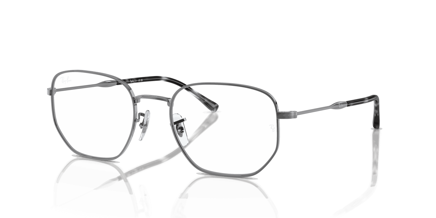 [Clear Lenses, Polished Gunmetal Frame]