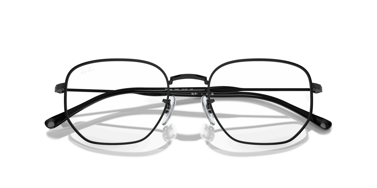 [Clear Lenses, Polished Black Frame]