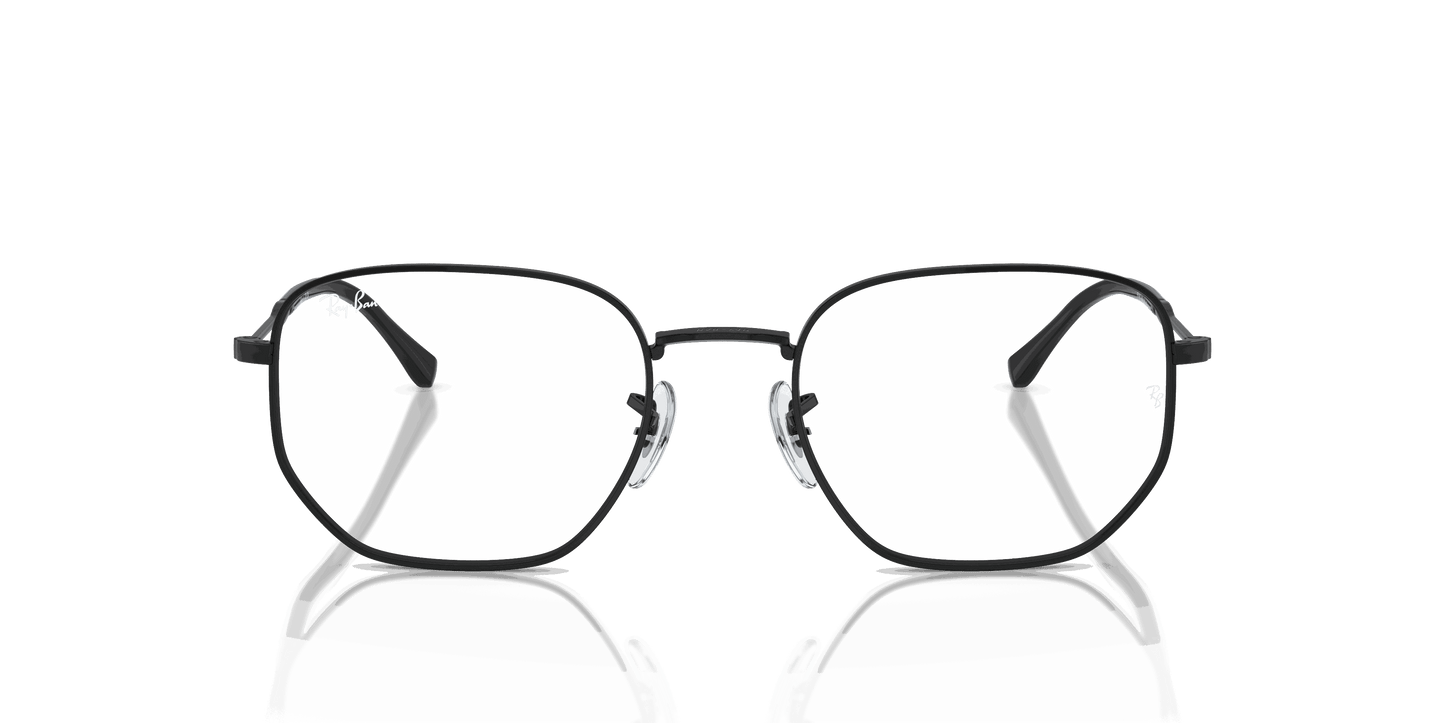 [Clear Lenses, Polished Black Frame]