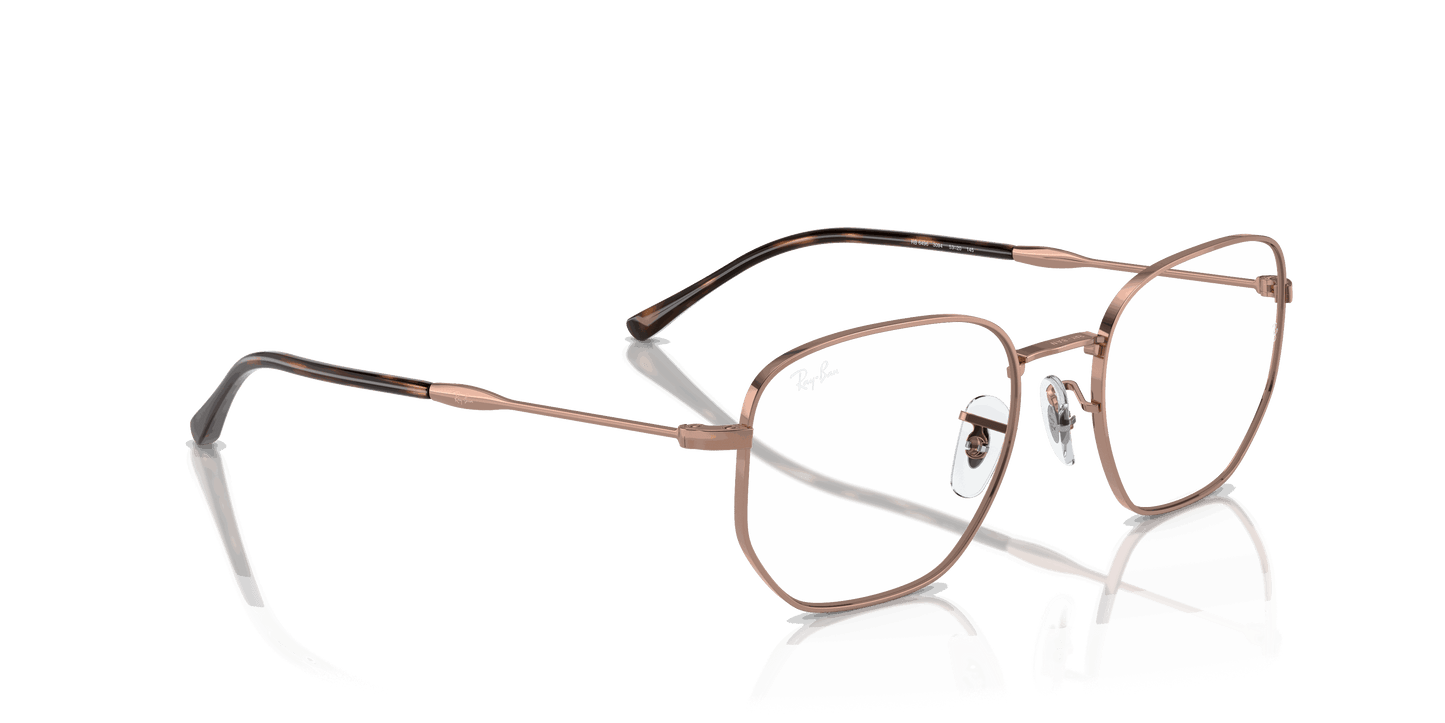 [Clear Lenses, Polished Rose Gold Frame]
