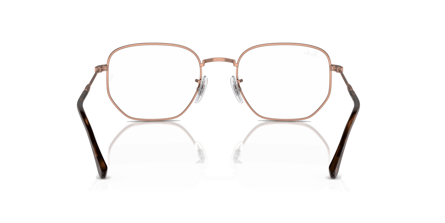 [Clear Lenses, Polished Rose Gold Frame]