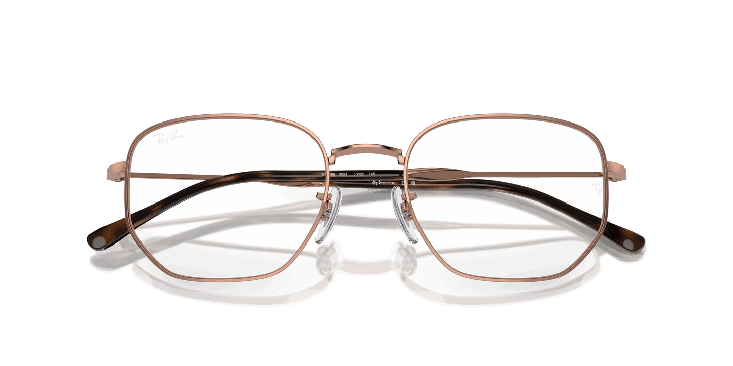 [Clear Lenses, Polished Rose Gold Frame]