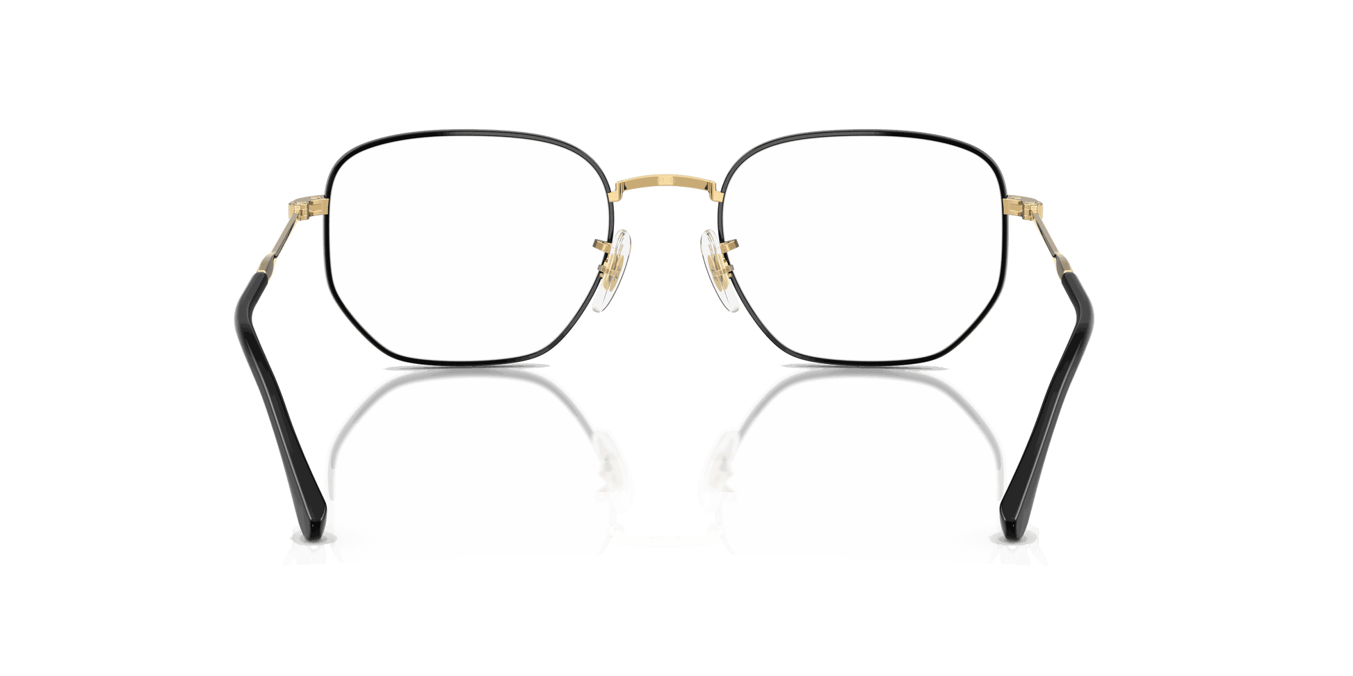 [Clear Lenses, Polished Black On Arista Frame]