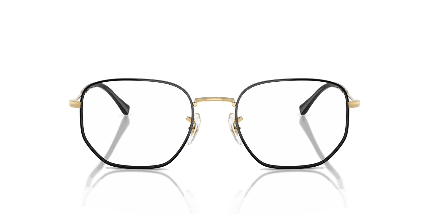 [Clear Lenses, Polished Black On Arista Frame]