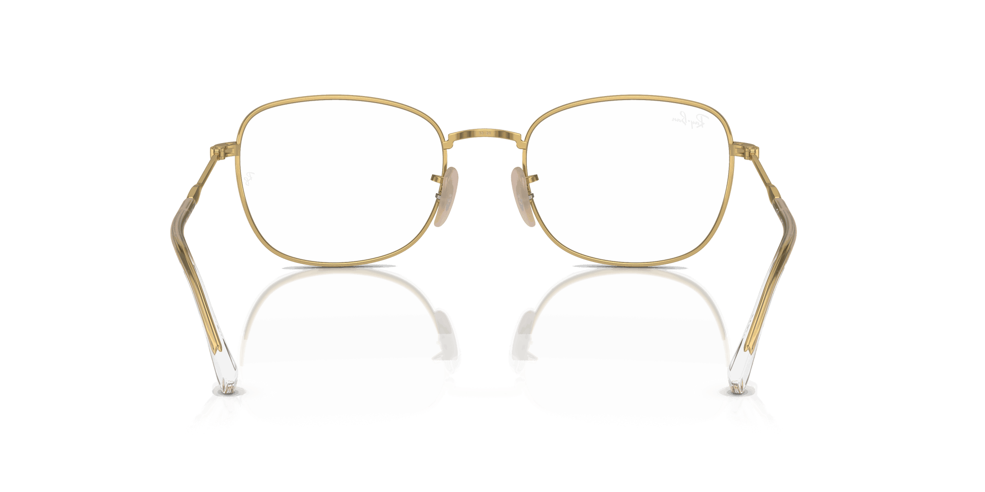 [Clear Lenses, Polished Arista Gold Frame]