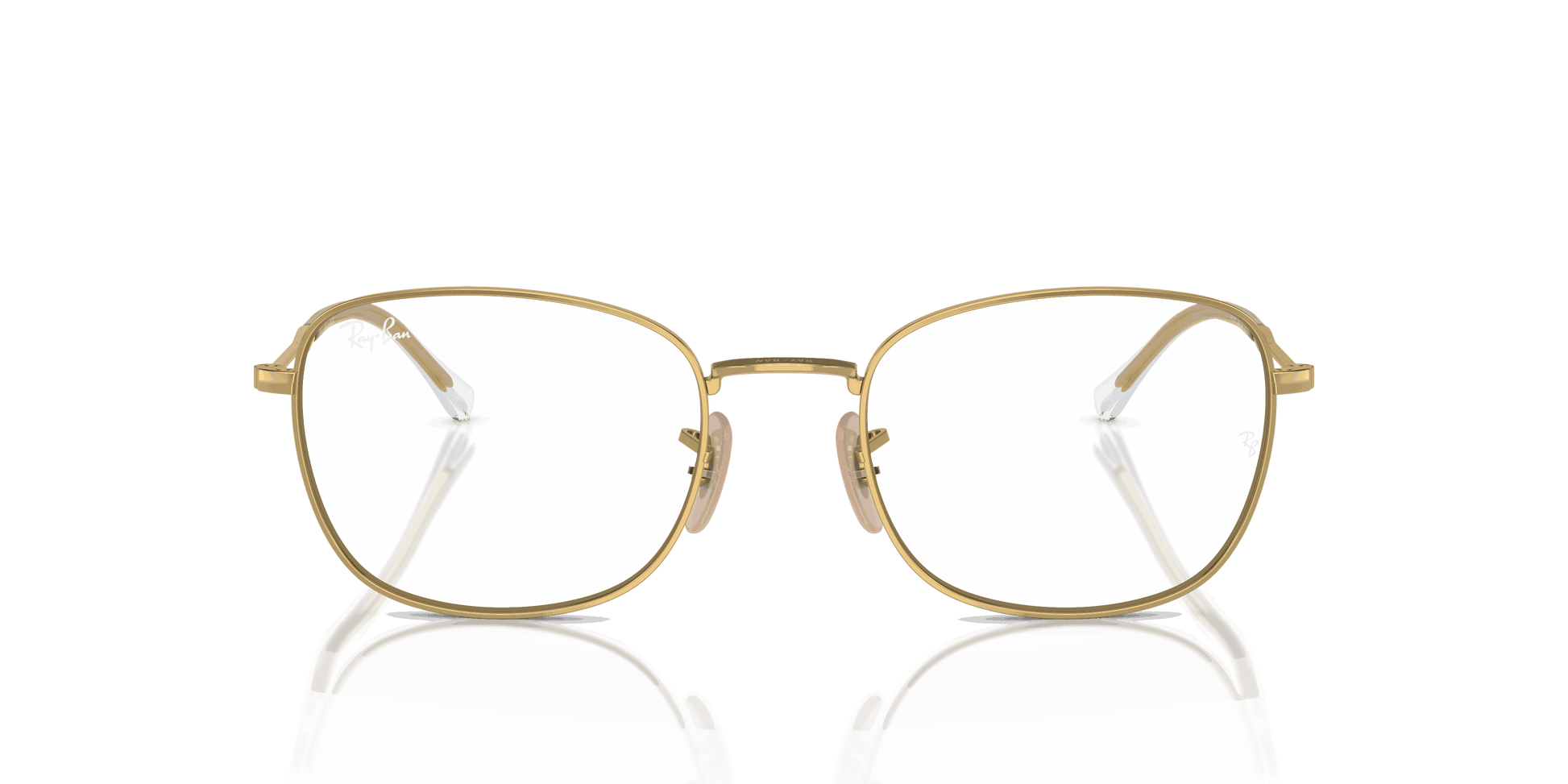 [Clear Lenses, Polished Arista Gold Frame]