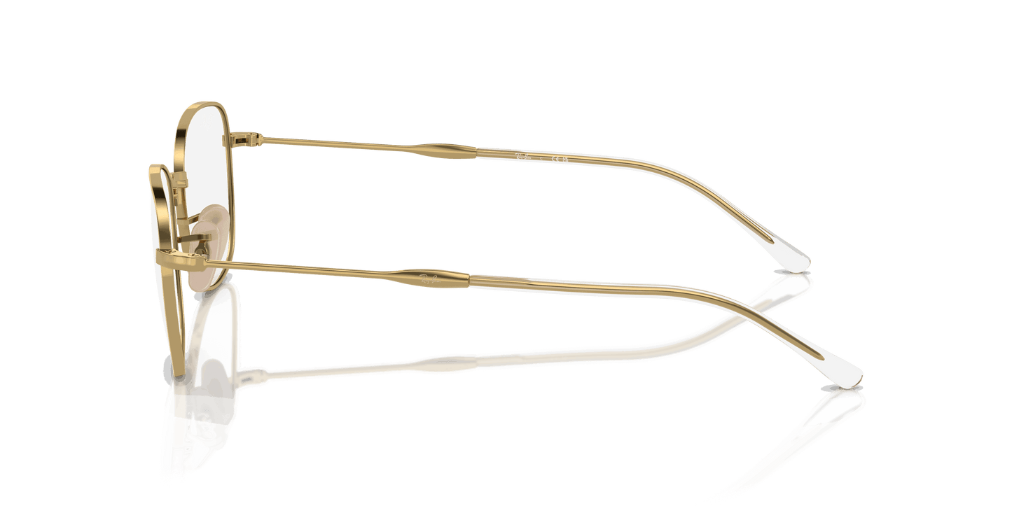 [Clear Lenses, Polished Arista Gold Frame]