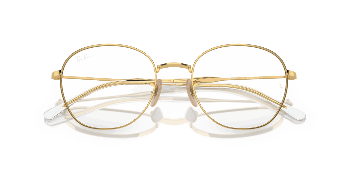 [Demo Lens Lenses, Polished Arista Gold Frame]