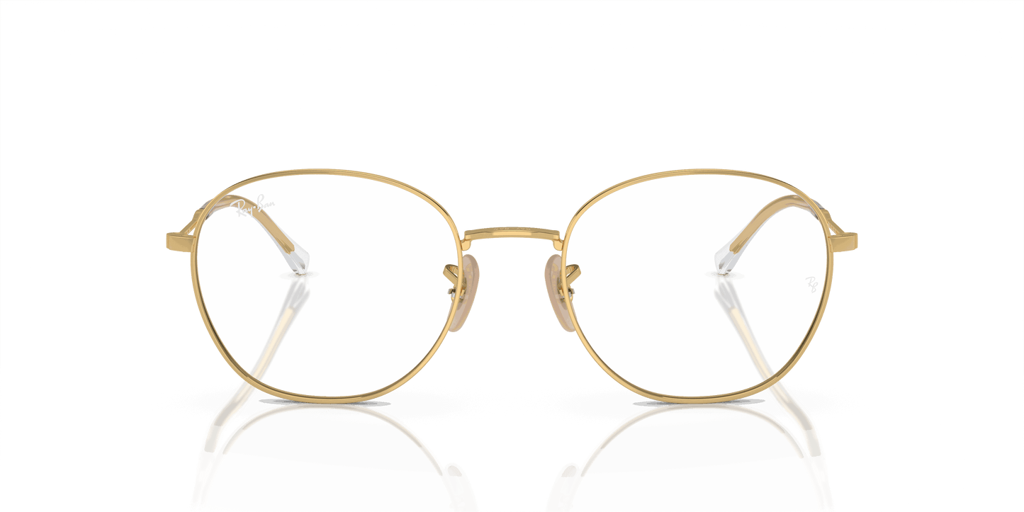 [Demo Lens Lenses, Polished Arista Gold Frame]