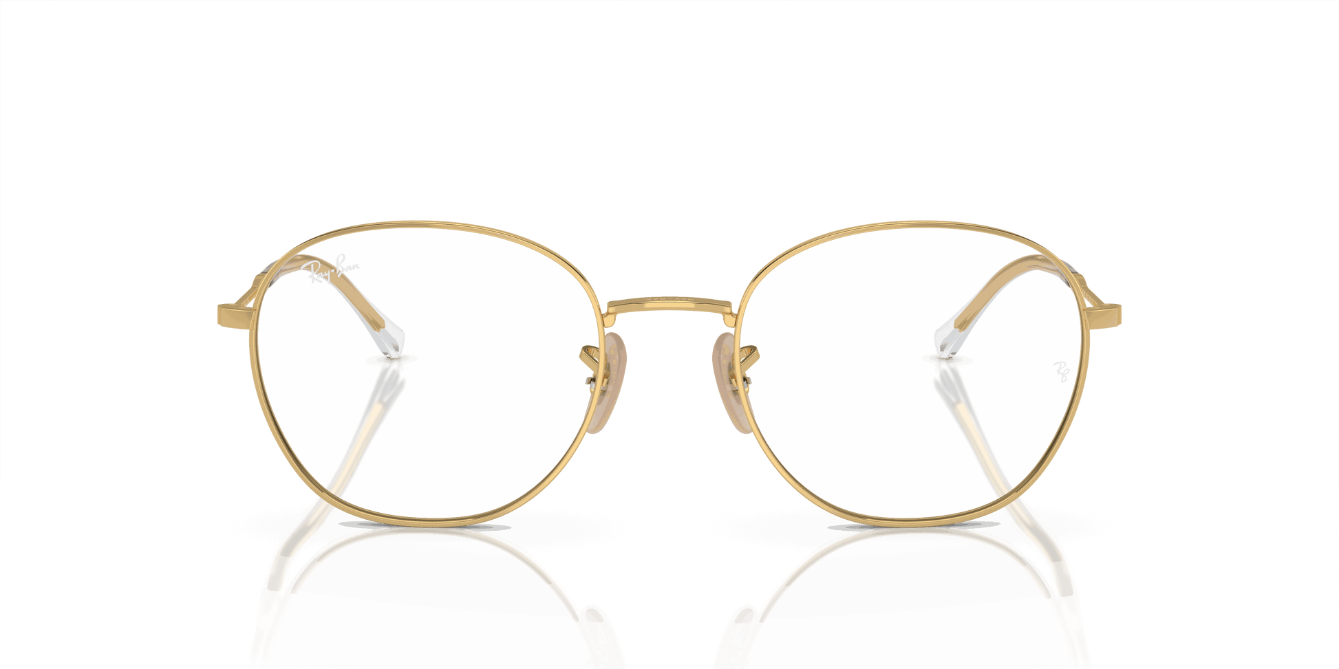 [Demo Lens Lenses, Polished Arista Gold Frame]