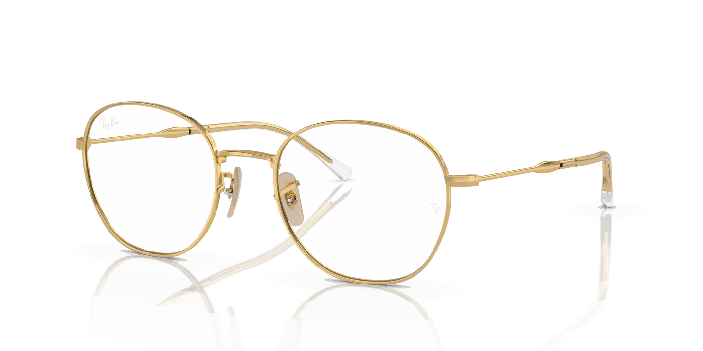 [Demo Lens Lenses, Polished Arista Gold Frame]