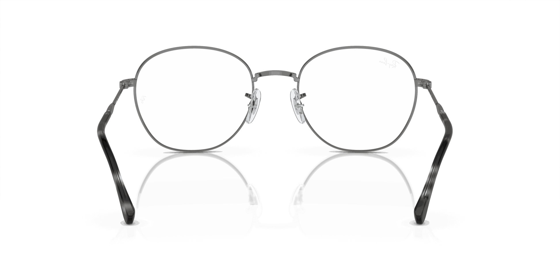 [Demo Lens Lenses, Polished Gunmetal Frame]