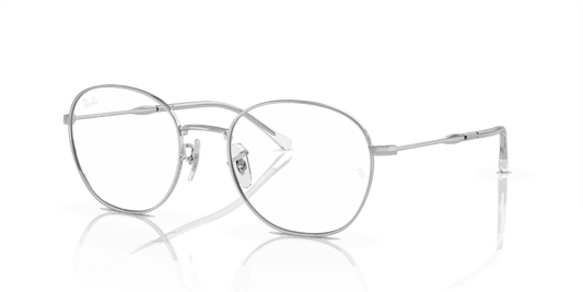 [Demo Lens Lenses, Polished Silver Frame]