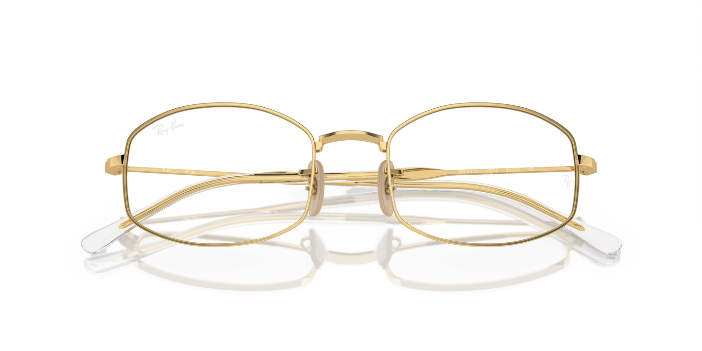 [Clear Lenses, Polished Arista Gold Frame]