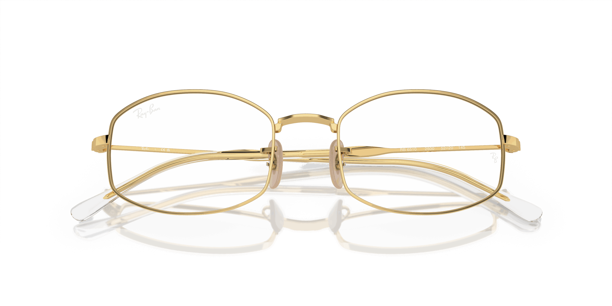 [Clear Lenses, Polished Arista Gold Frame]