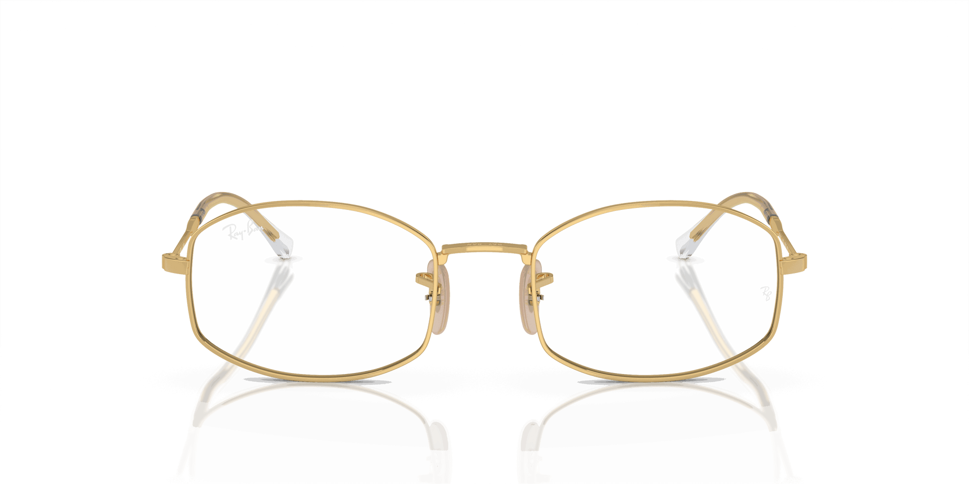 [Clear Lenses, Polished Arista Gold Frame]